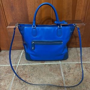 Coach Blair Poppy Color Block Handbag